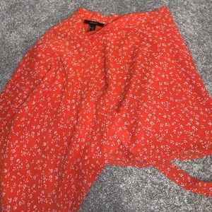 Forever 21 tie skirt